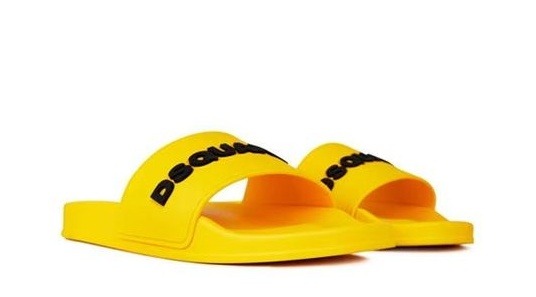 Dsquared Logo 2.0 Sliders-yellow